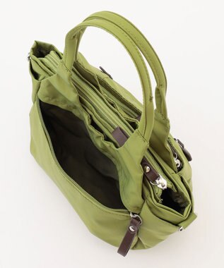 LA BAGAGERIE 【MONICA】ラウンド2WAYミニトートバッグ グリーン