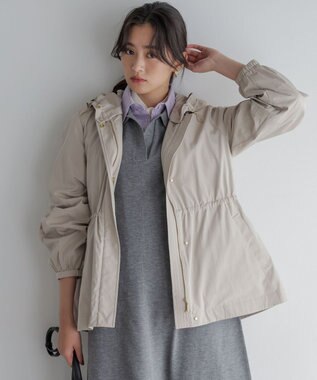 組曲 S 【加藤ローサさん着用】コットンタッチシャーティングボウタイ付き シャツ パープル系1