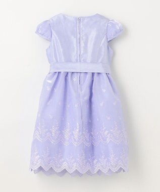 ANY KIDS バックサテンシャンタン ドレス サックスブルー