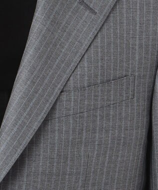 J.PRESS MEN 【ESSENTIAL CLOTHING】オルタネートストライプ スーツ ライトグレー系1