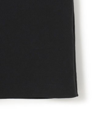 ICB 【洗える】ストレッチジョーゼット ハイネックブラウス ブラック系