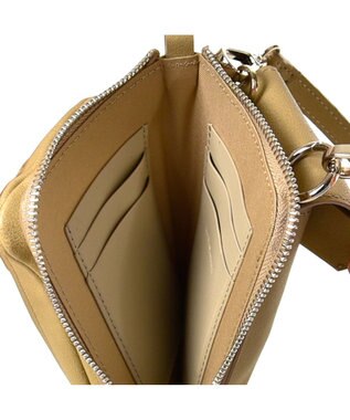 LA BAGAGERIE マルチスマホポシェット グレージュ