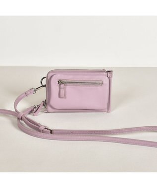 LA BAGAGERIE マルチスマホポシェット ラベンダーピンク