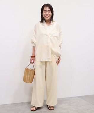 AMERICAN HOLIC パイルパンツ Ecru