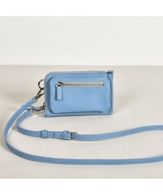LA BAGAGERIE マルチスマホポシェット ライトブルー