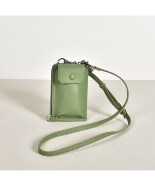 LA BAGAGERIE マルチスマホポシェット グリーン