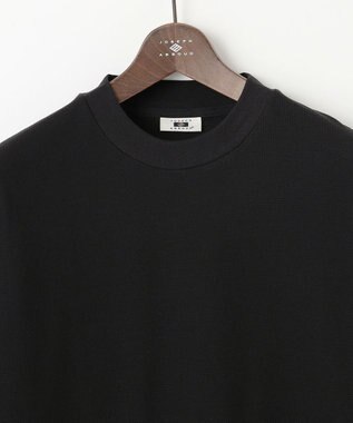 JOSEPH ABBOUD 【エコ素材和紙使用/日本素材/日本縫製/軽量/通気性/速乾性】和紙フライス×ハニカムＴシャツ ブラック系