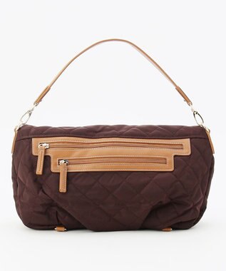 LA BAGAGERIE 撥水ナイロンキルティング3WAYリュック ワイン