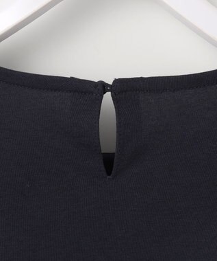 ANY SIS 【吸水速乾・UVケア・接触冷感】コンフォートジャージー ブラウス ネイビー