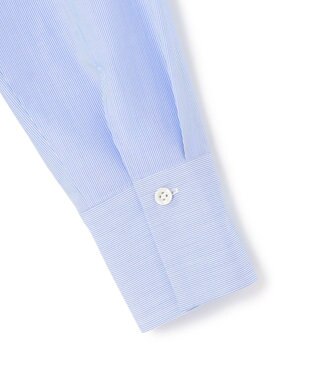 ICB 【先行予約】クリーンブロード ライダース風 クロップドシャツ ブルーストライプ