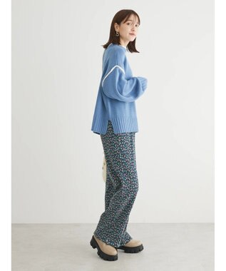 Green Parks ・Ｐｅｔｉｔ　Ｆｌｅｕｒ　ハイショクタートルニット Sax