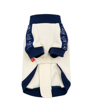 PET PARADISE スヌーピー トラックジップ トレーナー 中型犬 大型犬 ホワイト×ネイビー