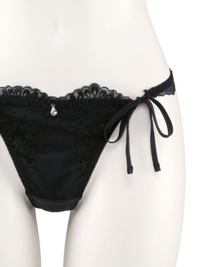 San-ai Resort（三愛水着楽園） エレガントコレクション【2503】デザインTショーツ ブラック