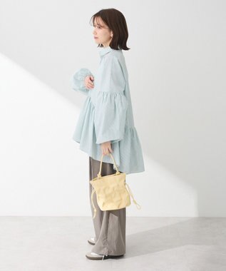 Green Parks ・ＥＬＥＮＣＡＲＥ　ＤＵＥ　ストライプシャツチュニック Mint