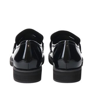 Bridget Birkin 【Bridget Birkin】ラインストーンローファー ブラックエナメル