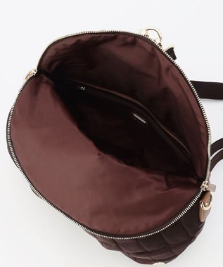 LA BAGAGERIE 撥水ナイロンキルティング3WAYリュック ワイン