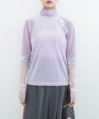 COQ FROST ベロアタートルインナー ライラック