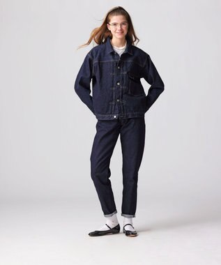 LENO BRENDA BIG TRUCKER JACKET《UNISEX》オーバーサイズデニムブルゾン INDIGO