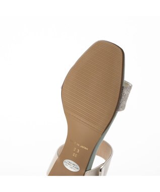 Riz raffinee <Riz raffinee>金具付きスクエアトゥサンダル アイボリー