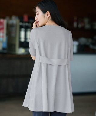 Tiaclasse 【おのののかさん着用 】「冷凛（ひやりん）」カノコバックフレアカットソー グレー