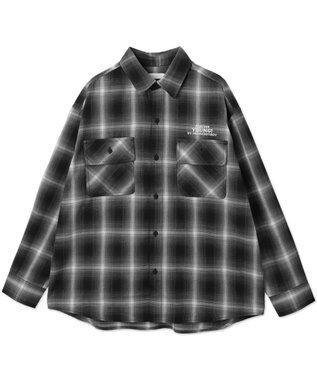 WEGO 【ユニセックス着用ITEM】グラフィックオンブレチェックシャツ（LS） 柄1