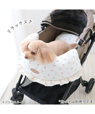 PET PARADISE ペットパラダイス カート用クッション 《チューリップ柄》 チューリップ