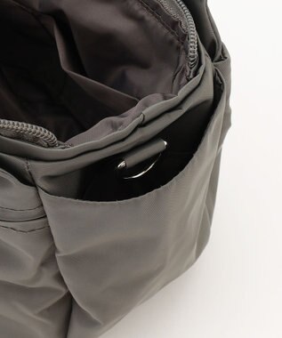 LA BAGAGERIE 【MONICA】ラウンド2WAYミニトートバッグ ダークグレー