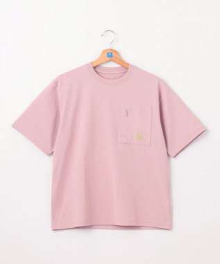 SHARE PARK LADIES 【UVカット・吸水速乾・ストレッチ・軽量 】バックプリントポケットTシャツ（S・Mサイズ） ピンク系