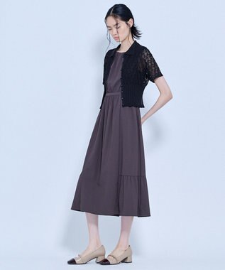 TOCCA 【星風まどかさん着用】SPIDER LACE KNIT レースニットカーディガン ブラック系