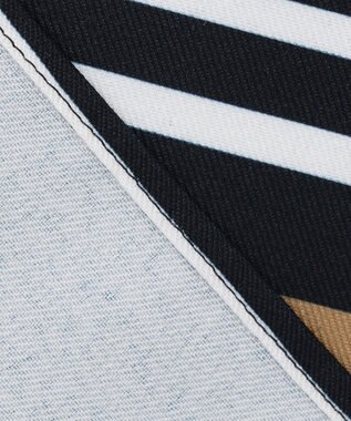 自由区 【接触冷感・速乾・UVカット・撥水・防シワ】リネンライクツイル プルオーバーブラウス ネイビー系1