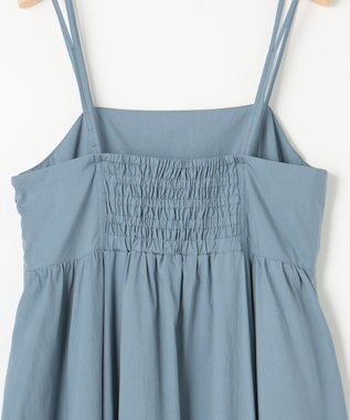 組曲 【矢野未希子さん着用】エアリーギャザー キャミソールワンピース ブルー系