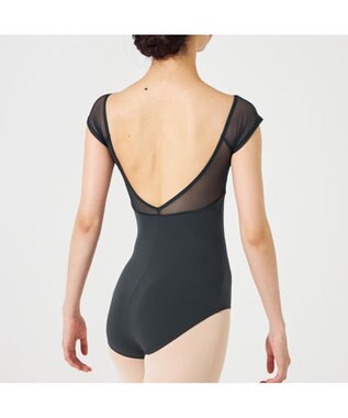 Chacott フレンチスリーブレオタード ボトルグリーン