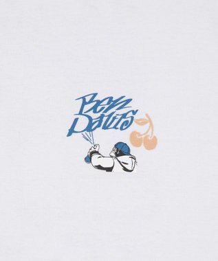 WEGO 【SMLサイズ展開】別注BENDAVISグラフィックT（SS） ホワイト