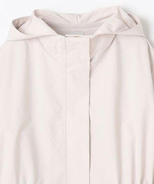 ANY 【手洗い可能】ライトフーデットコート ライトグレー系