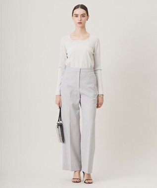 ICB 【洗える】 シンセティックフルニードル ニットプルオーバー トープ系