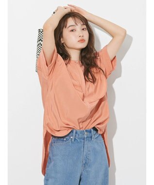 AMERICAN HOLIC フロントフリルブラウス Orange