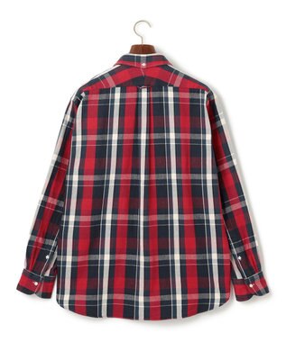 J.PRESS MEN 【AaronChang】【UNISEX】ヘビーフランネル シャツ / オーセンティックフィット ネイビー系4