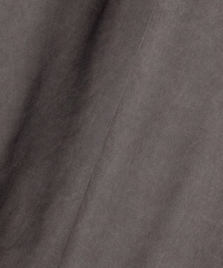 ICB L 【洗える】 キュプラピグメントクロス カーゴパンツ チャコール系