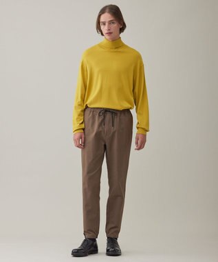 UNFILO MENS スタイリッシュ タートルネック ニット マスタード