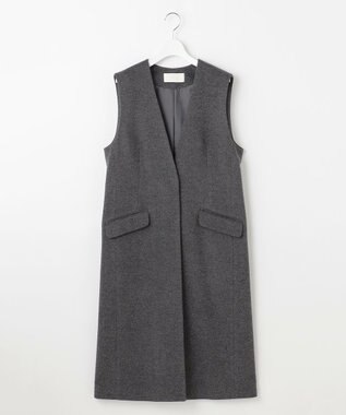 自由区 S 【カタログ掲載】Super100sライトビーバー ジレ TOPチャコール