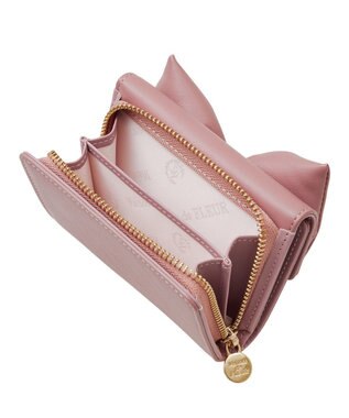 Maison de FLEUR ボリュームリボンウォレット Black