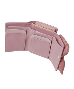 Maison de FLEUR ボリュームリボンウォレット Black