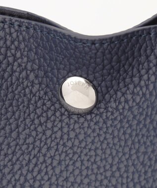 JOSEPH HOMME シンセティックシュリンクレザー　トートバッグ ネイビー系