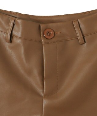 WEGO PUボアショートパンツ ブラウン