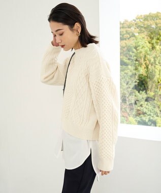 UNFILO ケーブルニット オフ