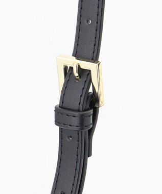 23区 メッシュ ショルダーバッグ ブラック×ホワイト