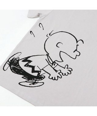 PET PARADISE おそろい ユニセックス ペットパラダイス 犬 服 スヌーピー お揃い Tシャツ オーナー用 ハッピー | おそろい 灰 グレー キャラクター グレー