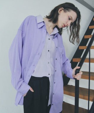 YECCA VECCA シアーレイヤードシャツ