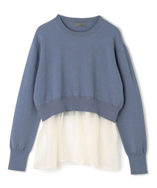 ウール ナイロン ペプラム ニット（uncrave STANDARD）