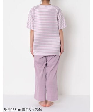 ワコール／睡眠科学 【パジャマ】　5分袖　9分丈　肌のべとつきを軽減　吸汗速乾性　睡眠科学／ワコール　YDT140 ピンク